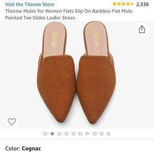 BRAND NEW Tilocow Slip-on Flat Mules